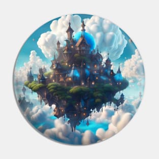 Fairy Village on Cloud Pin