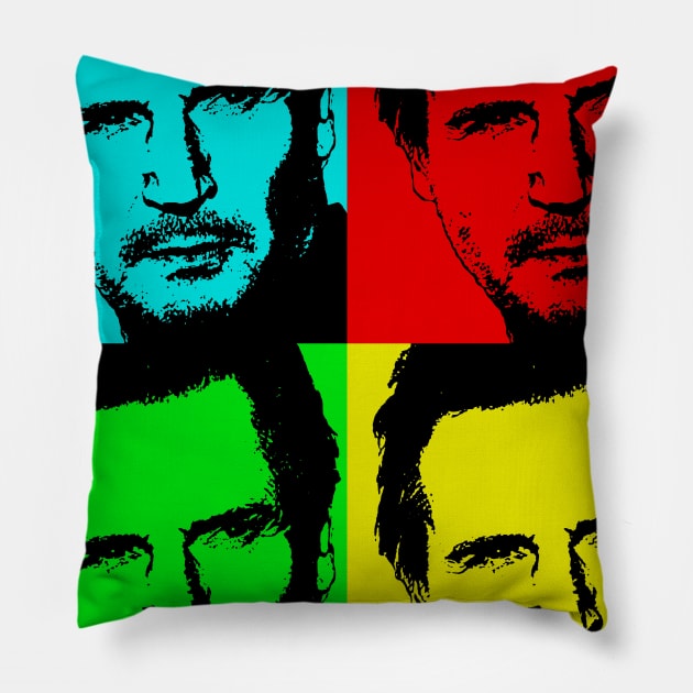 liam neeson Pillow by oryan80