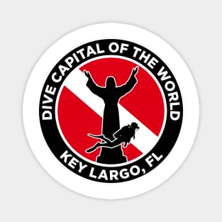 Key Largo Florida Dive Capital of the World Scuba Diver Souvenir Magnet