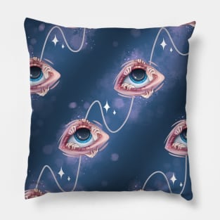 Space eyes Pillow