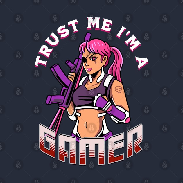 Trust Me Iam a Gamer Girl by antarte