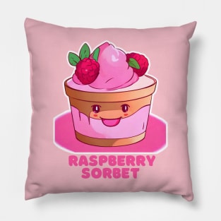 Raspberry Sorbet ice cream cupcake-Sweet Pink, Anime Cartoon Character D4366C Pillow