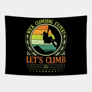 Rock Climbing Expert for Gamers Tapestry