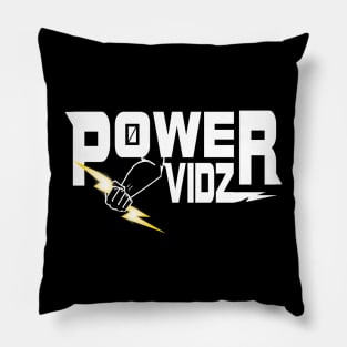 Power Vidz White Pillow