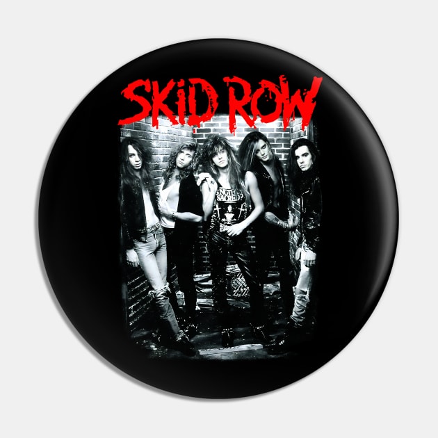 Vintage Poster Skid Row 90s Pin by Tuti_Tauge_Sukarame