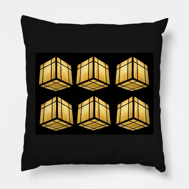 Floating lanterns Pillow by dltphoto