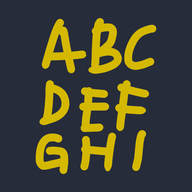 alphabet by anto R.Besar