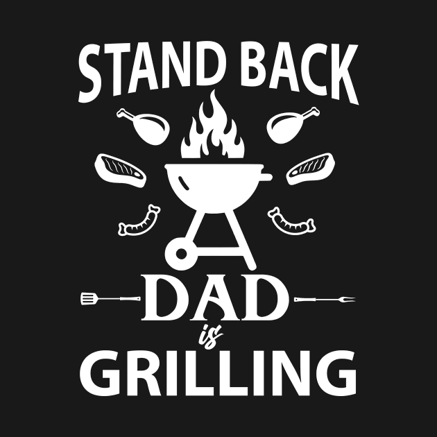 Stand Back Dad Is Grilling by mintipap