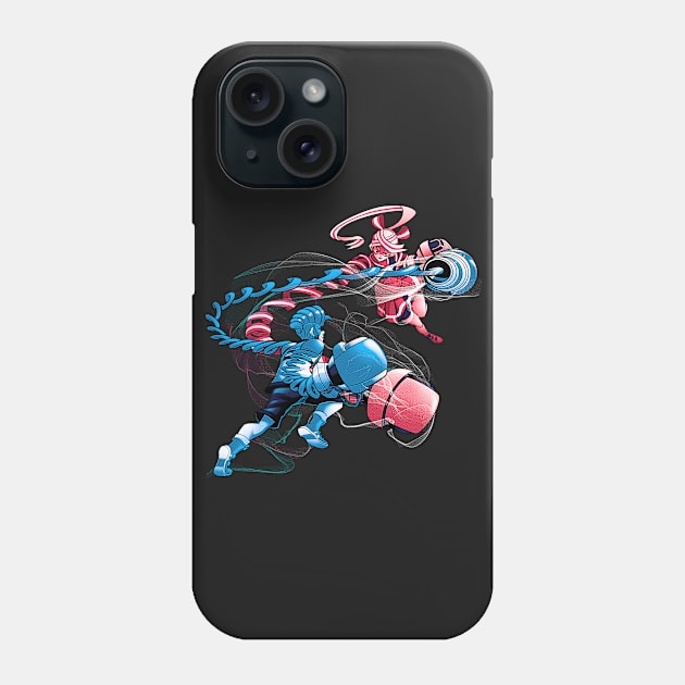 Boxing match Phone Case by CoinboxTees