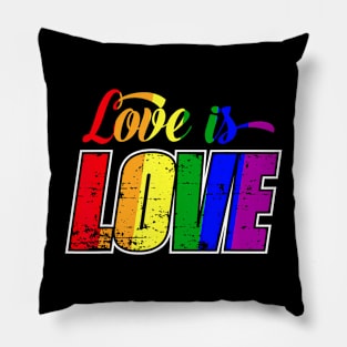 love is love Pride month LGBT love is love Pillow