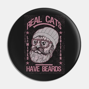 ALL CATS HAVE BEARD PINK Pin