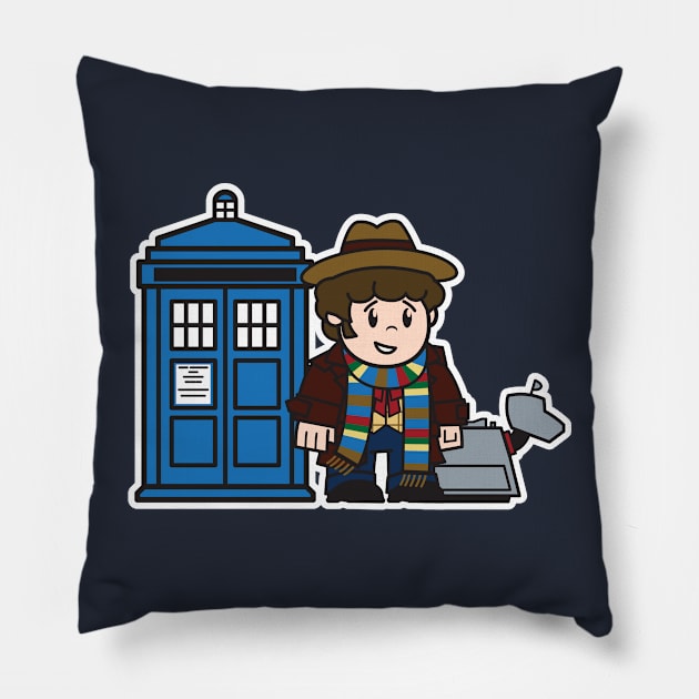 Mitesized 4th Doctor Pillow by Nemons