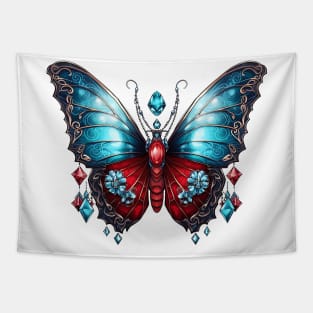 Magic Crystals butterfly Tapestry