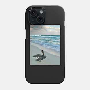 Grey Pelican in Mexico Phone Case