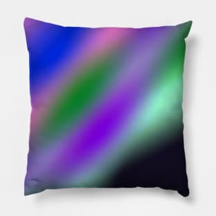 purple green white abstract texture art Pillow