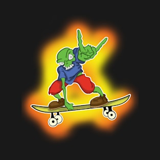 Skateboarding - Skeleton Skater T-Shirt