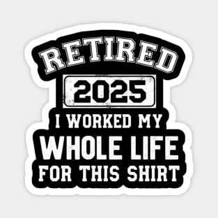 Officially-Retired-2025 Magnet