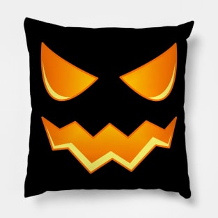 halloween scary face pumpkin costume Pillow