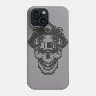 cop skull Phone Case