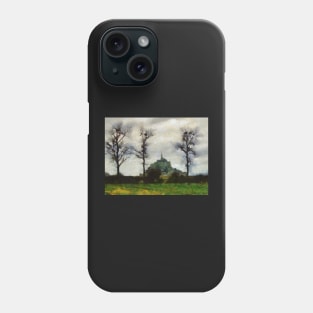 Impressionist View of Mont Saint Michel Phone Case