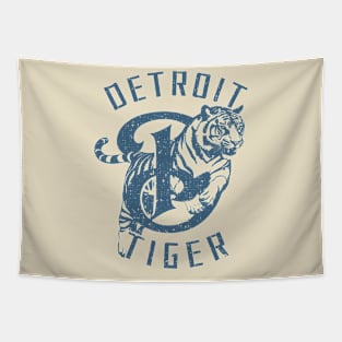 Detroit Tiger - retro style Tapestry