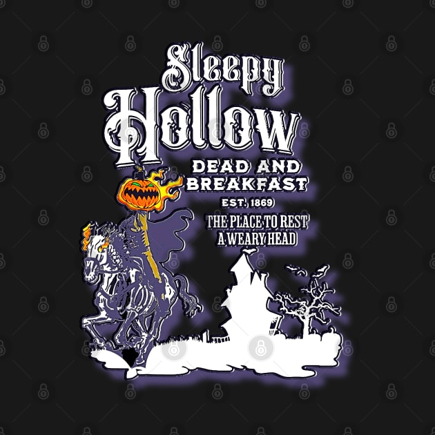 Sleepy Hollow Retro Vintage Headless Horseman Halloween by masterpiecesai