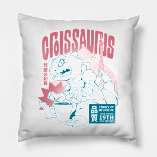 Croissaurus Pillow