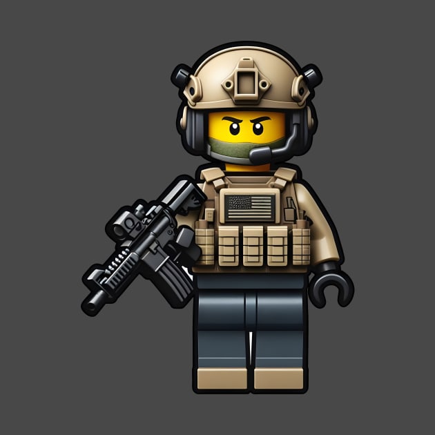 Tactical LEGO by Rawlifegraphic