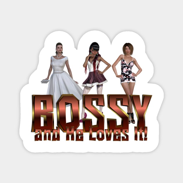 Bossy Love Magnet by teepossible