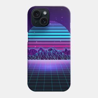 Sunset Futuresynth Phone Case