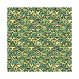 Frog Army Pattern by Tobe Fonseca T-Shirt