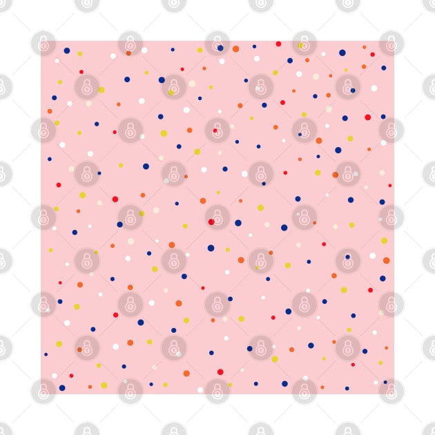kawaii pale pink polka dots by Trippycollage