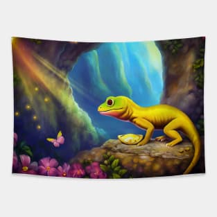 Gecko light Tapestry