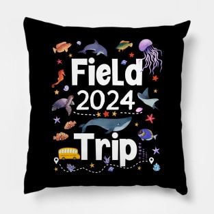 Field 2024 Trip Squad School Teacher Students Kids Funny Pillow