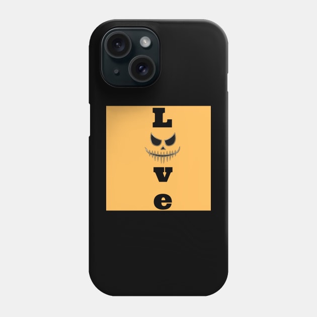 Love Halloween cute t shirts, Phone Case by Muymedia