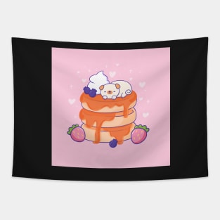 Pugs and Pancakes Kawaii Tapestry