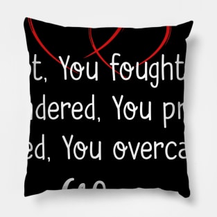 Congenital Heart Defect Warrior CHD Awareness Pillow