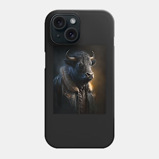 Royal Portrait of a Water Buffalo Phone Case