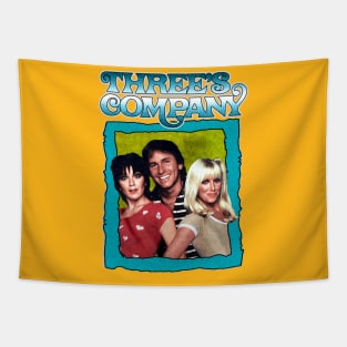 Retro Threes company 80s Aesthentic Tapestry