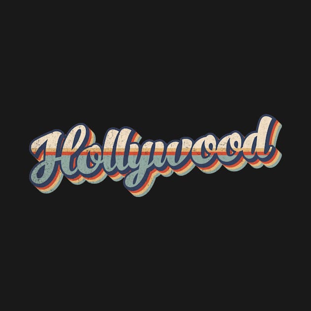 Hollywood // Retro Vintage Style by Stacy Peters Art