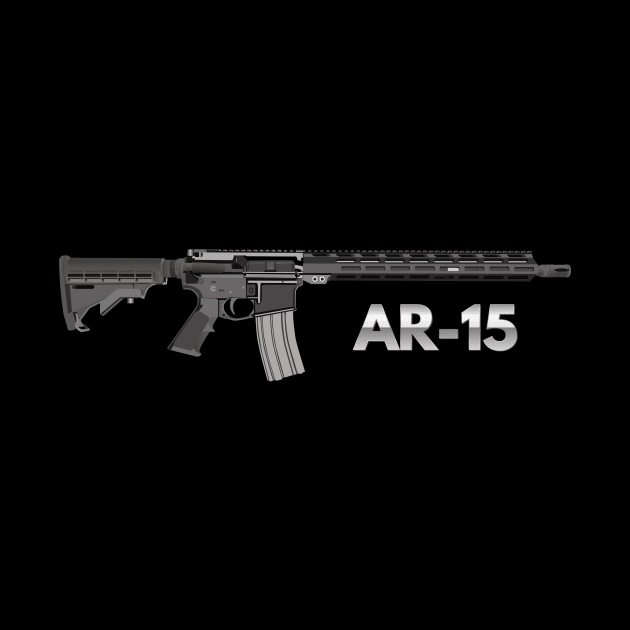 AR-15 Semi-automatic Rifle by NorseTech