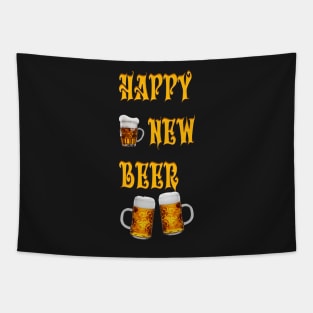 Happy New Beer Tapestry