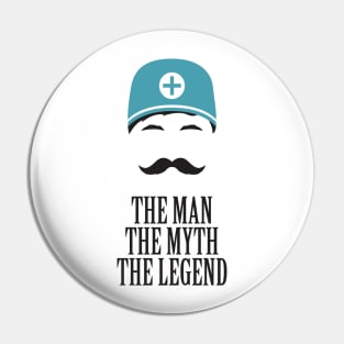 Murse - Male nurse - Heroes Pin