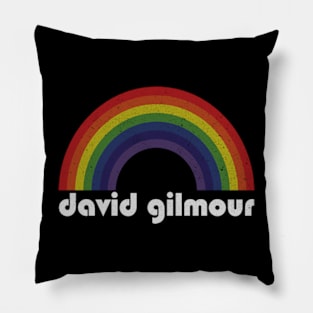 David Gilmour | Rainbow Vintage Pillow