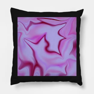 Bright pink layers 4 Pillow