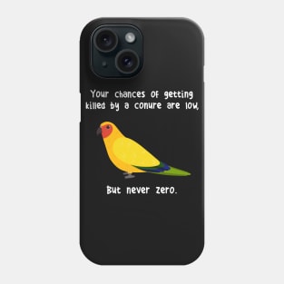 Never Zero Sun Conure Phone Case