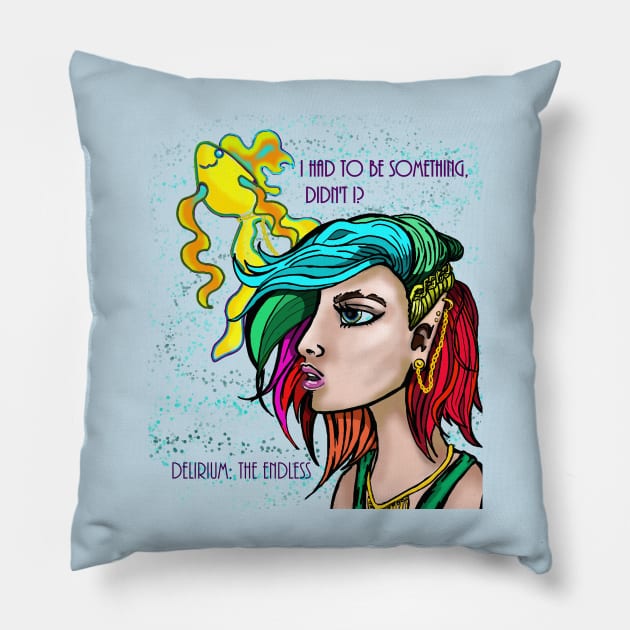 Delirium Quote Pillow by christabat