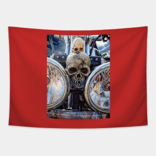 harley skulls Tapestry