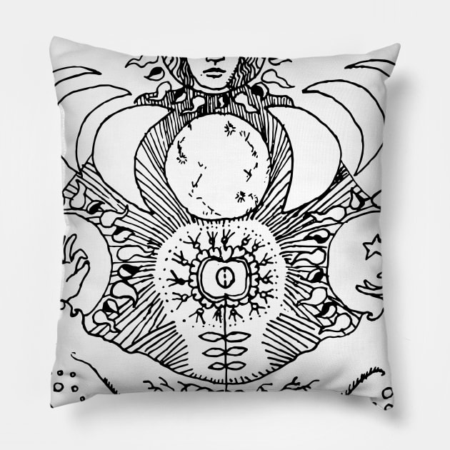 THE SEED Pillow by TheCosmicTradingPost