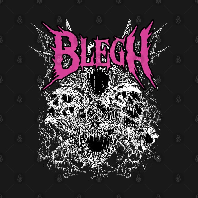 Blegh - Metalcore, Death Metal, Heavy Metal by Riot! Sticker Co.